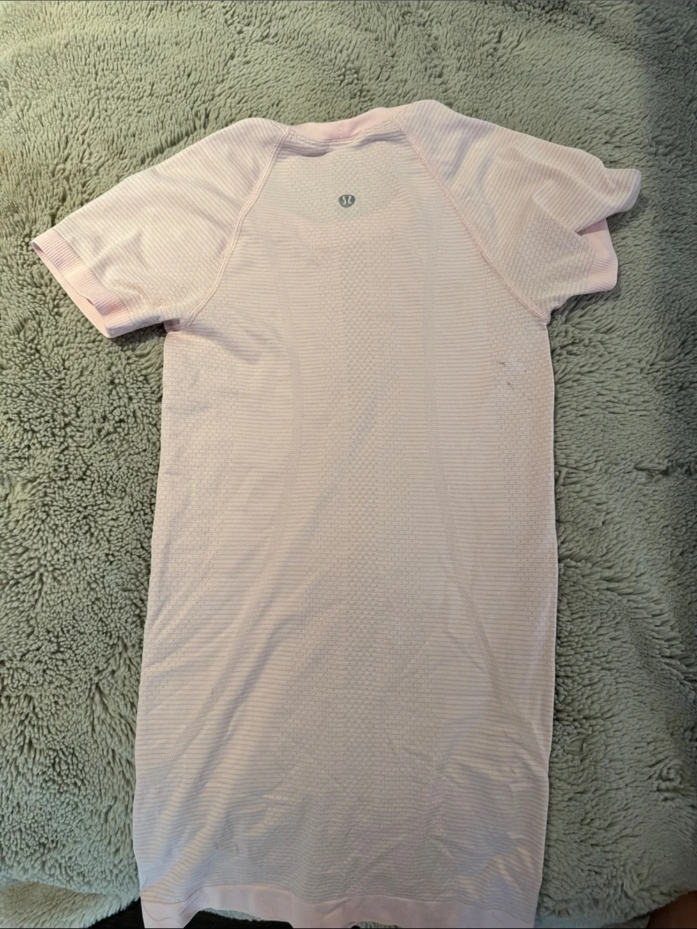 lululemon athletica Light Pink Short Sleeve Tee